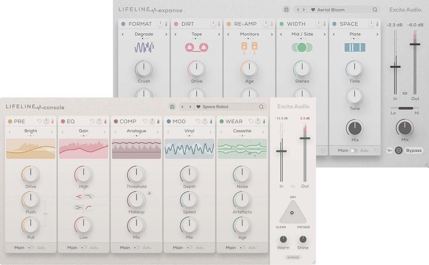 Excite Audio Lifeline lite bundle - console & expanse